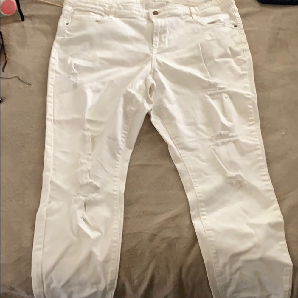 Pristine white jeans!